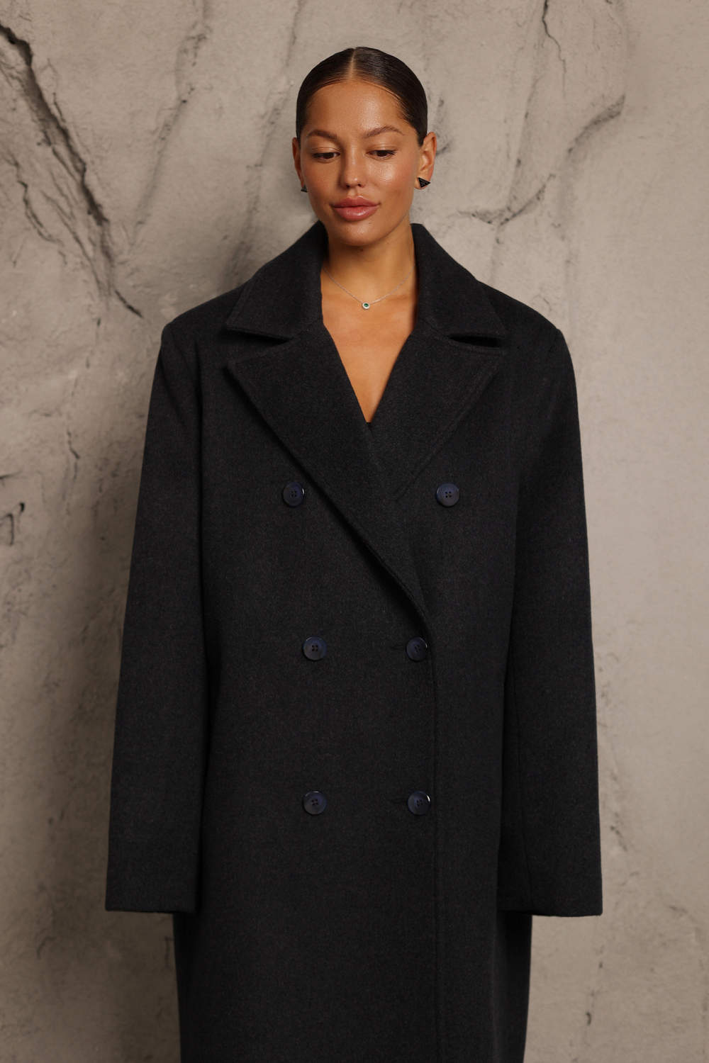 Пальто OVER миди