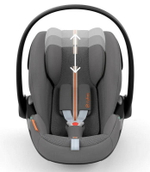 Коляска Cybex Talos S Lux SLV complete Cloud G Lava Grey Plus Base G 4 в 1 Stone Grey с дождевиками