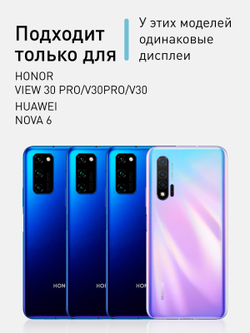 Набор стекол ROSCO для Honor View 30 Pro;Honor V30 Pro;Honor V30;Huawei Nova 6 оптом (арт. HW-HV30P-FSP-GLASS-SET2)