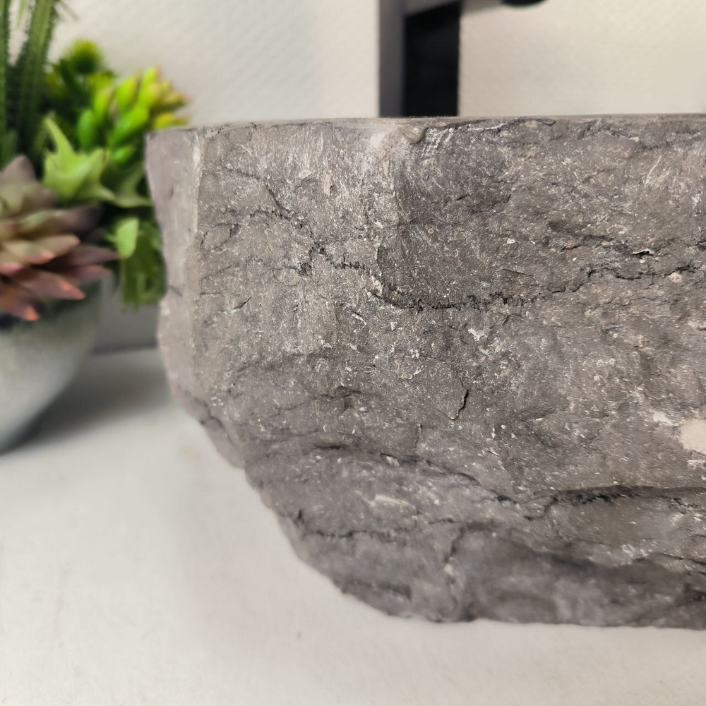 Раковина из мрамора Erozy Grey EM-65323 38*33*15 0882