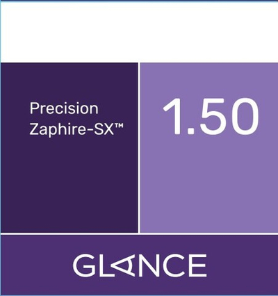 Линза для очков Glance 1.50 Precision Zaphire-SX (астигматические)
