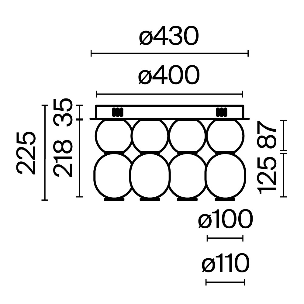 Потолочная светодиодная люстра Maytoni Drop MOD273CL-L60G3K