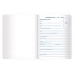 Дневник 1-11 класс 48 л., обложка кожзам (твердая), нашивка, BRAUBERG "BRILLIANT", голубой, 105489