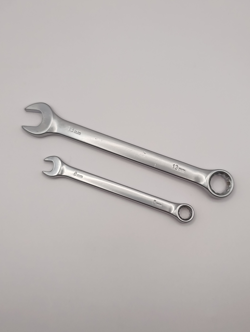 Ключ комбинированный 8мм - 13мм, комплект из двух штук (8мм - 13мм)