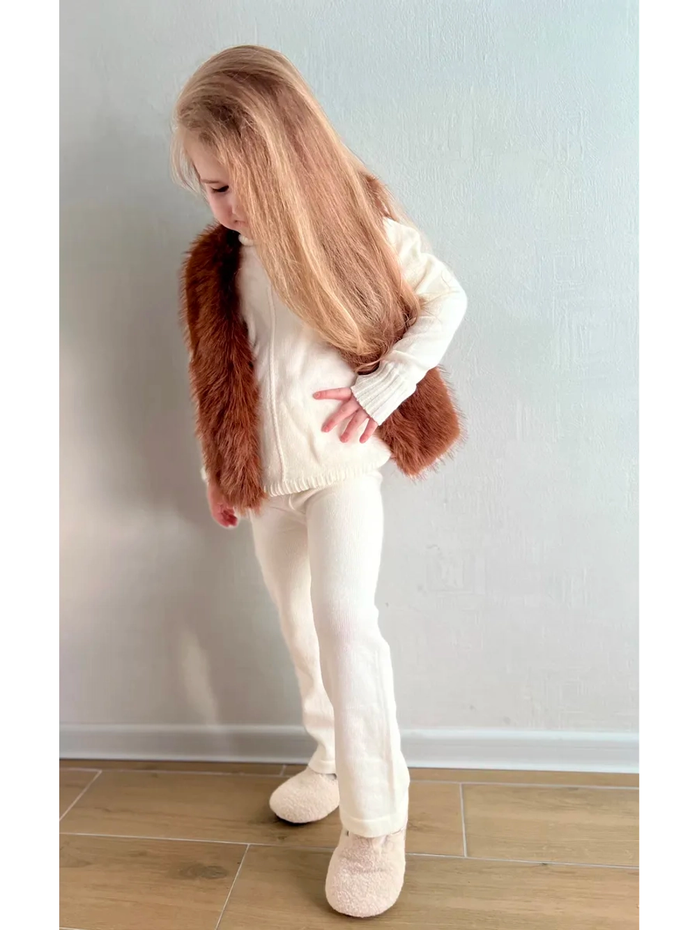 Жилет из искусственного меха