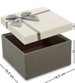 Packing Symphony WF-76/3-B Коробка «Квадрат» цв.сер./беж.