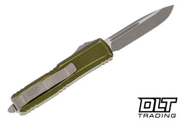 Автоматический нож Microtech MT_231-10DOD UTX-85 S/E, алюм. рук-ть зелен. Distressed, клинок стоунвош