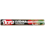 Плёнка пищевая для хранения пищевых продуктов 29см, 30м «Dora»