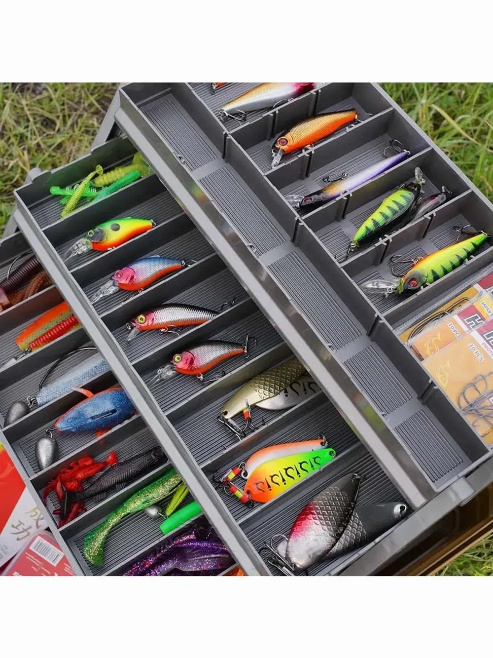 Ящик для снастей Tackle Box трехполочный (N-TB-3-Т)