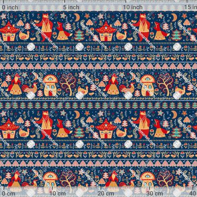 Медведь, лиса из сказки. (Дизайнер Irina Skaska) by Irina Skaska 536 DPI