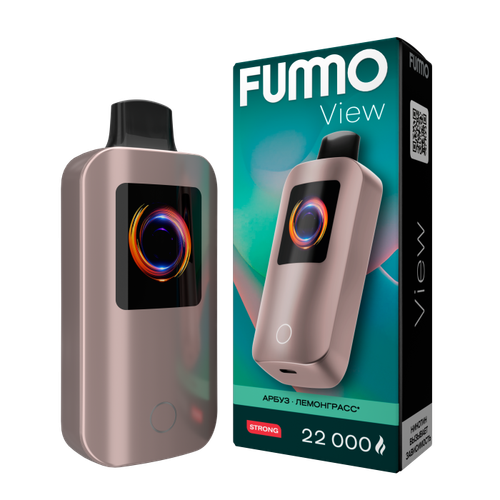 Одноразовая электронная сигарета Fummo View Strong 22000 - Арбуз Лемонграсс (22000 затяжек)