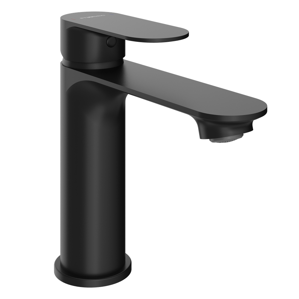 Смеситель для раковины STWORKI Вестфолл S08010BK матовый черный