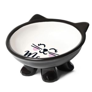 Миска керамическая на ножке "Мордашка", 0,12л, Triol