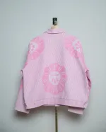 Купить Куртка Soeurs Укороченная светло-розовая Куртка Soeurs Укороченная светло-розовая