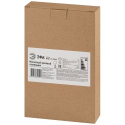 Магнитный трековый светильник ЭРА TRM20-2-22-12W3K-B для системы NOVA 48V 12Вт 3000К заливающий свет черный