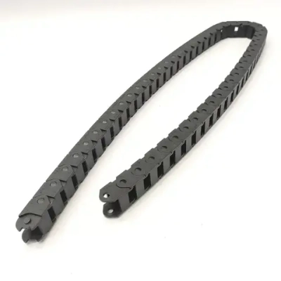 Гибкий кабель-канал открытый 15х15 мм для ЧПУ станков, 1 метр