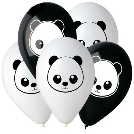 И 14 Панда, 2 ст., Ассорти Пастель / My Panda / 25 шт. /, Латексный шар П