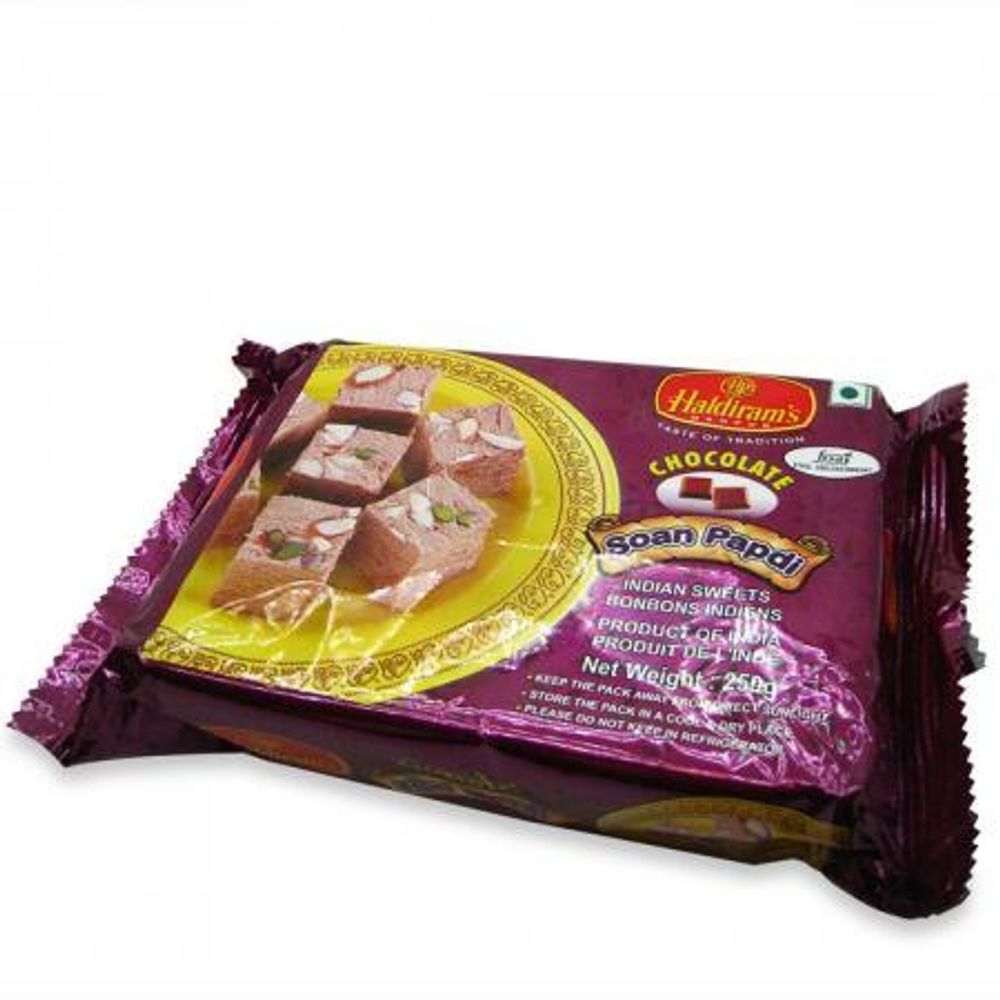 Haldiram's Соан Папди Soan papdi с шоколадом 250 гр