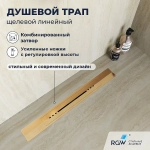Душевой трап RGW SDR-53Gb 76215380-06 80 золото брашированное