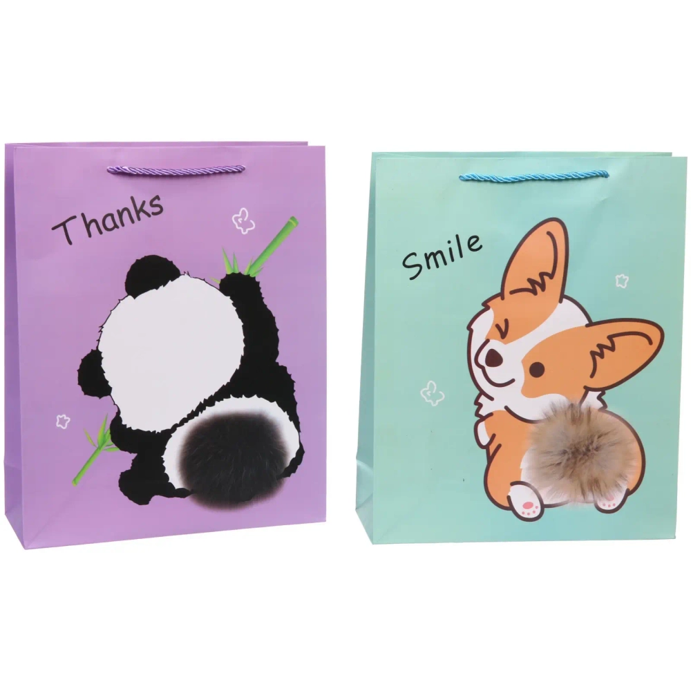 Пакет подарочный «Милашка» 26*32*10 см, микс