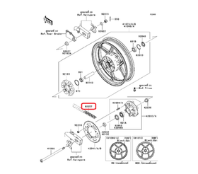 92057-0019. CHAIN,DRIVE,EK520SR-O2X106L. KAWASAKI