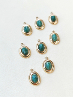 п839-ав Подвеска с камнем "Овал" 11*8мм, авантюрин