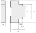 Реле промежуточное (электромагнитное) PK-1P-24 16А 24В AC/DC