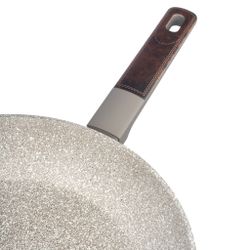 СКОВОРОДА С АНТИПРИГАРНЫМ ПОКРЫТИЕМ PFLUON MARBLE, 28*5,2 СМ