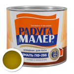 Эмаль ПФ-266 РАДУГА желто-кор.  0,9кг