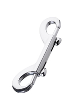 Серебристый двухсторонний карабин TOYFA Metal (Цвет: серебристый)