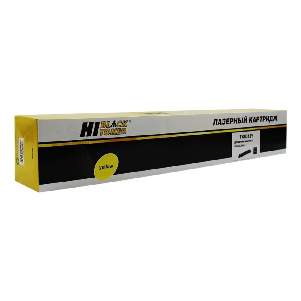Тонер-картридж Hi-Black (HB-TK-8315Y) для Kyocera TASKalfa 2550ci, Yellow, 6K