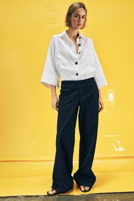 ZARA ДЖИНСЫ Z1975 WIDE-LEG С НИЗКОЙ ПОСАДКОЙ, СИНИЙ