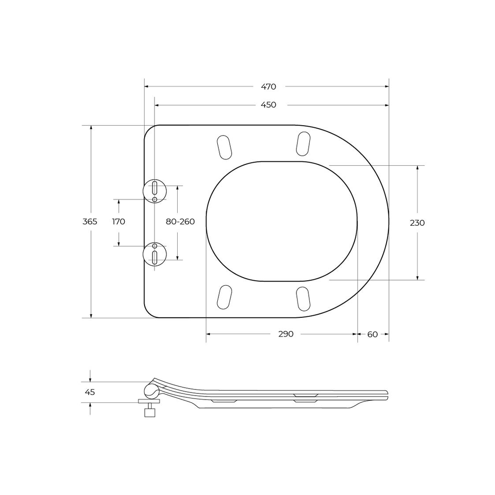 Унитаз подвесной Cezares MOLVENO CZR-2468-TH-R с сиденьем BelBagno BB2011SC