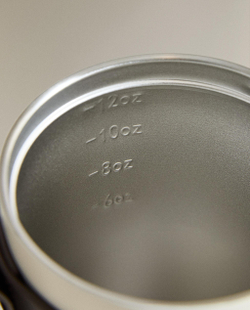Zara Home кружка из нержавеющей стали, цвет коричневый, 15 см