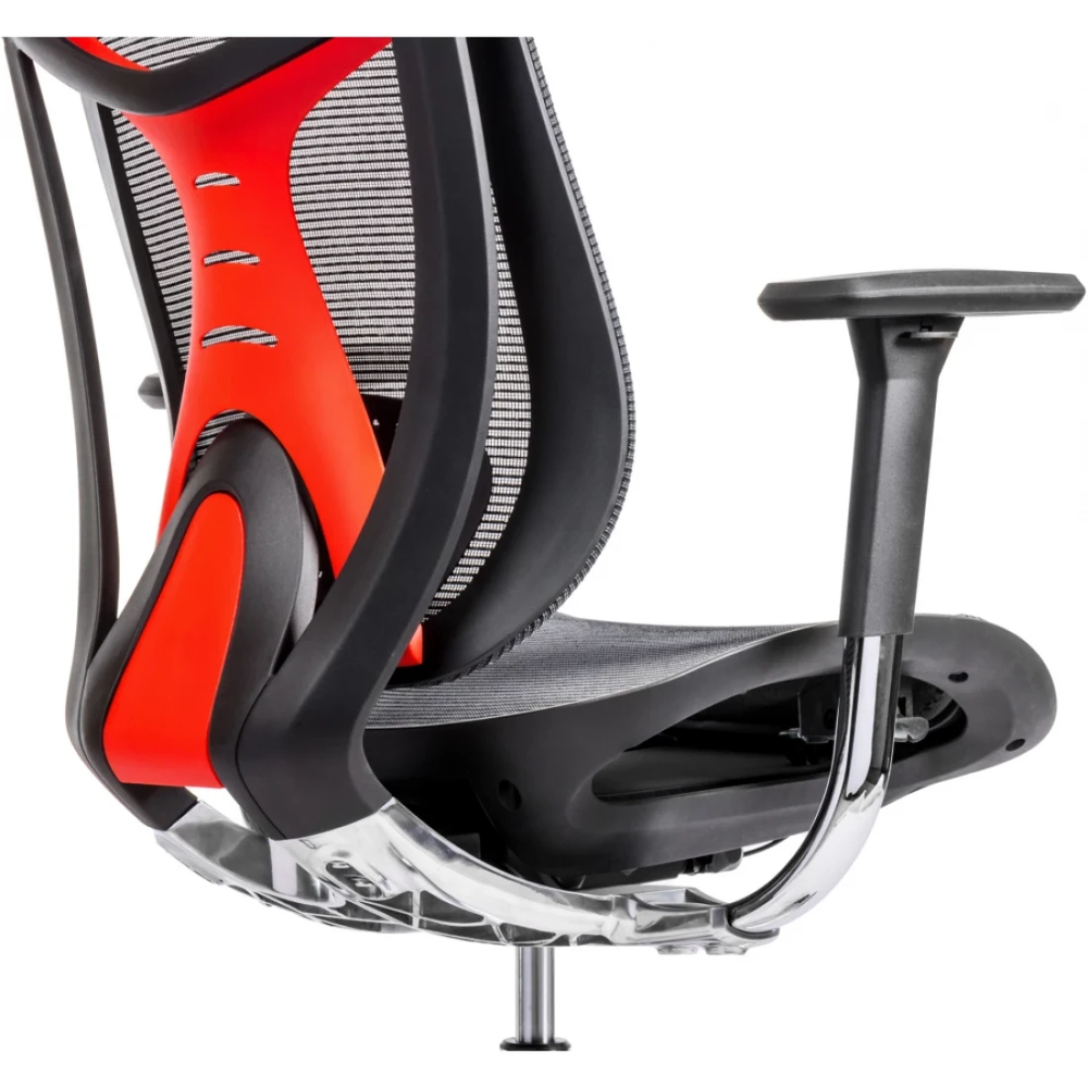 Кресло SitUp BARRACUDA Chrome (сетка Dark Gray/ткань Dark Gray)