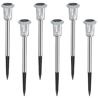Светильник садовый на солнечной батарее уличный, комплект 6 шт.