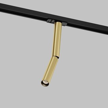 Трековый однофазный светодиодный светильник 6W 4000К TR142-1-6W4K-BS латунь Focus T Unity Maytoni