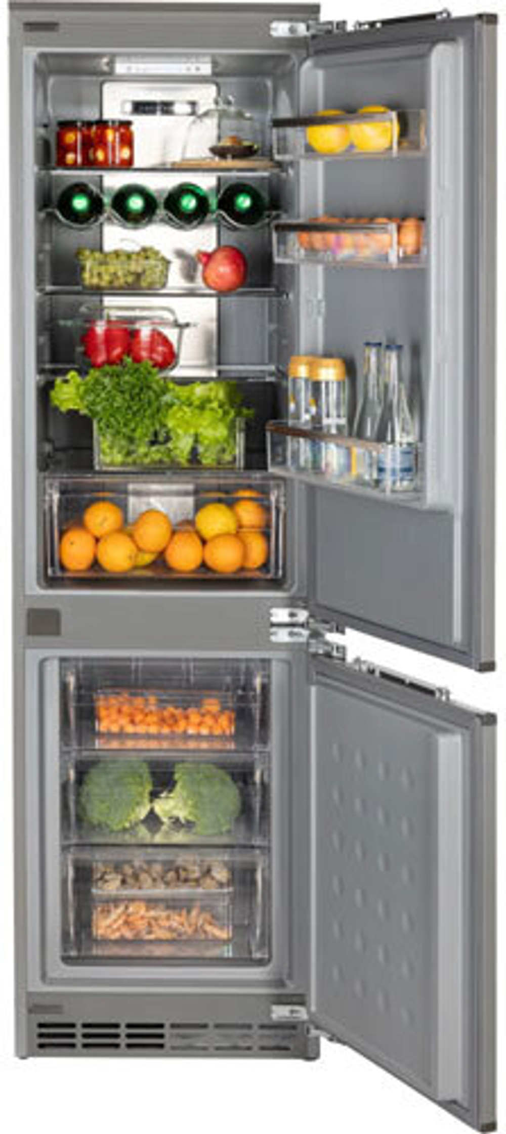 Встраиваемый двухкамерный холодильник Hiberg i-RFCB 400F NF