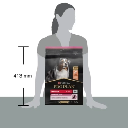 Pro plan opti derma medium сухой корм для взрослых собак средних пород при чувствительной коже с лососем - 3 кг