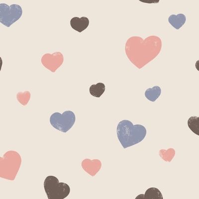 Пастельные сердечки