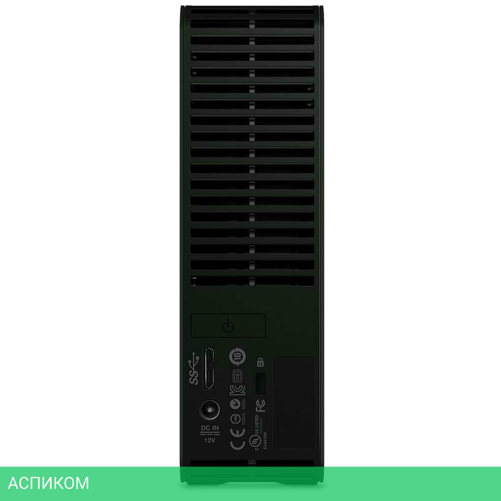 Внешний накопитель WD Elements Desktop 16TB (WDBWLG0160HBK)
