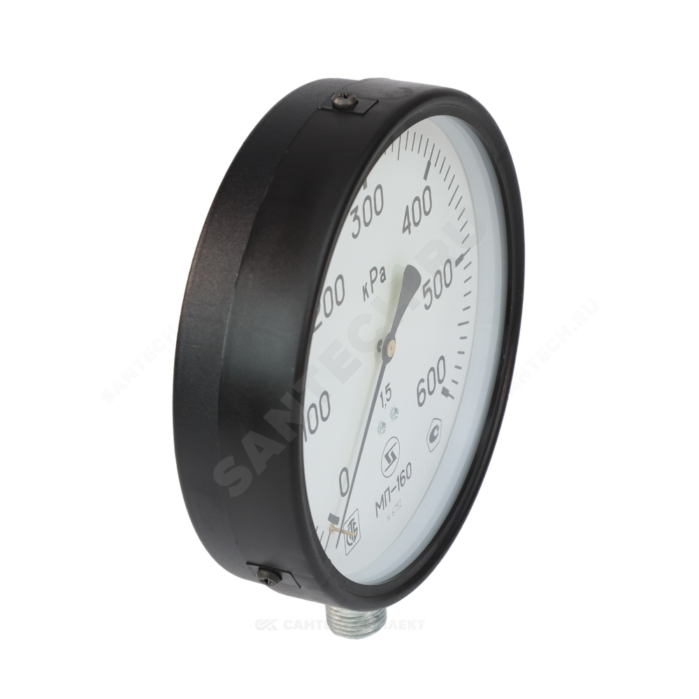 Манометр МП-160 радиальный Дк160мм 0-4 МПа кл.1,5 G1/2" ЗАВОД ТЕПЛОТЕХНИЧЕСКИХ ПРИБОРОВ