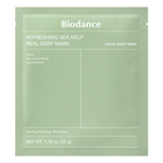 Biodance Refreshing Sea Kelp Real Deep Mask - успокаивающая гидрогелевая маска с экстрактом водорослей
