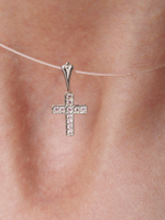 Крест из серебра/С камнями