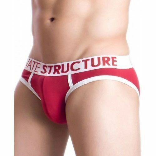 Мужские трусы брифы красные Private Structure NOS Spectrum Red Brief PST0055