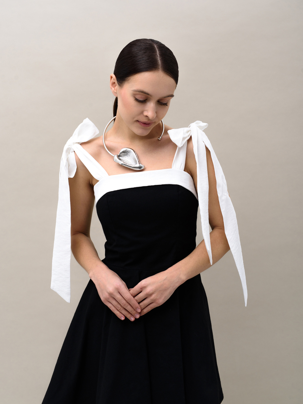 Обруч "Flower Calla" Silver