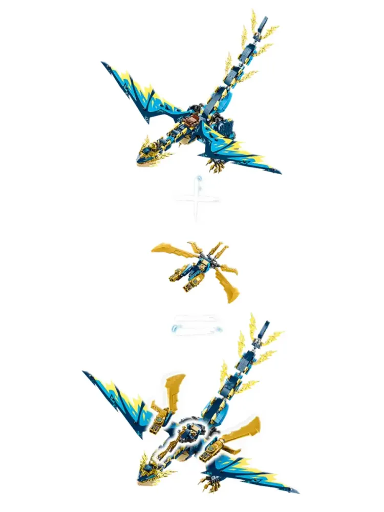 Конструктор NINJAGO 71796 Дракон против Робота-императрицы