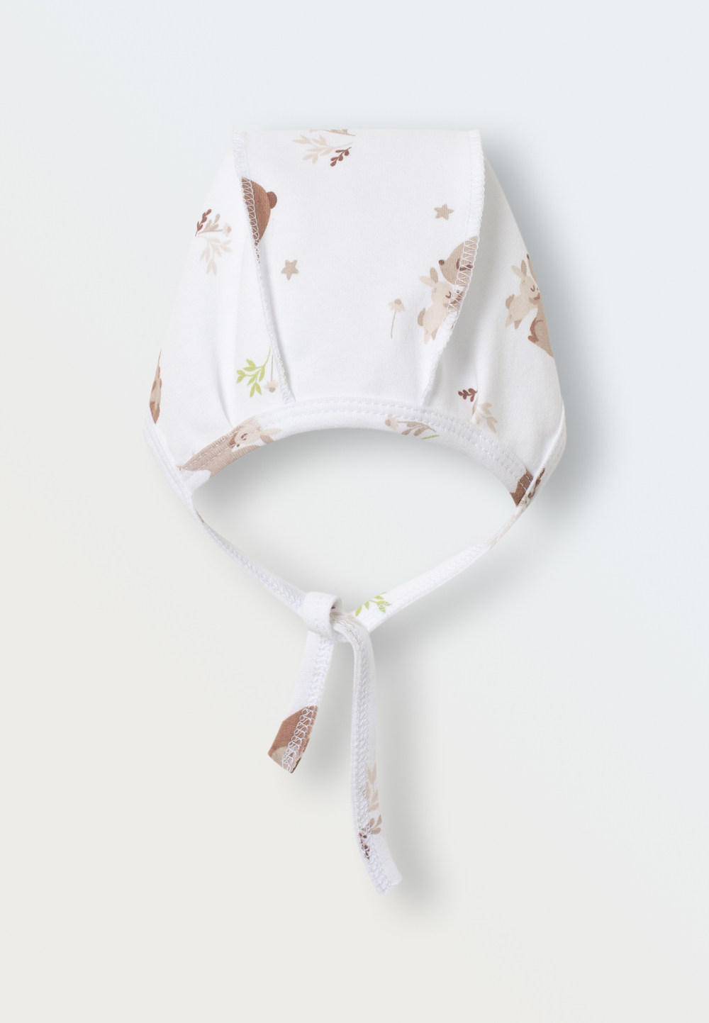 9067-243 Комплект одежды из 3 предметов распашонка-ползунки-чепчик (нежные объятия)