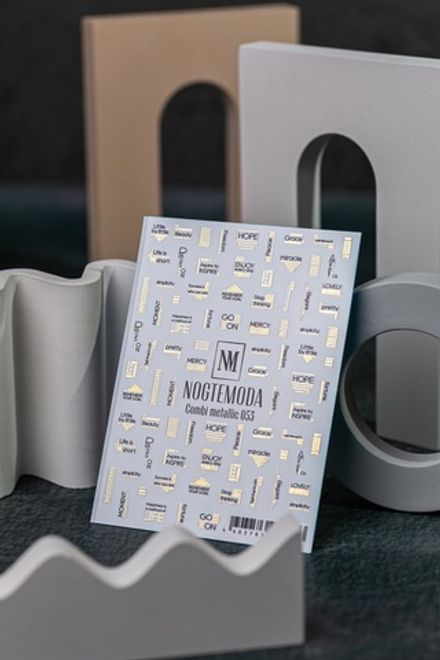Nogtemoda Наклейки для ногтей Combi Metallic 053
