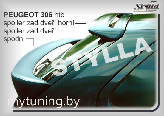 Спойлер нижний для Peugeot 306 hatchback